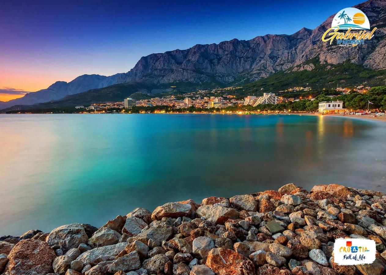 Gabrijel Apartments Makarska 1 Esterno foto