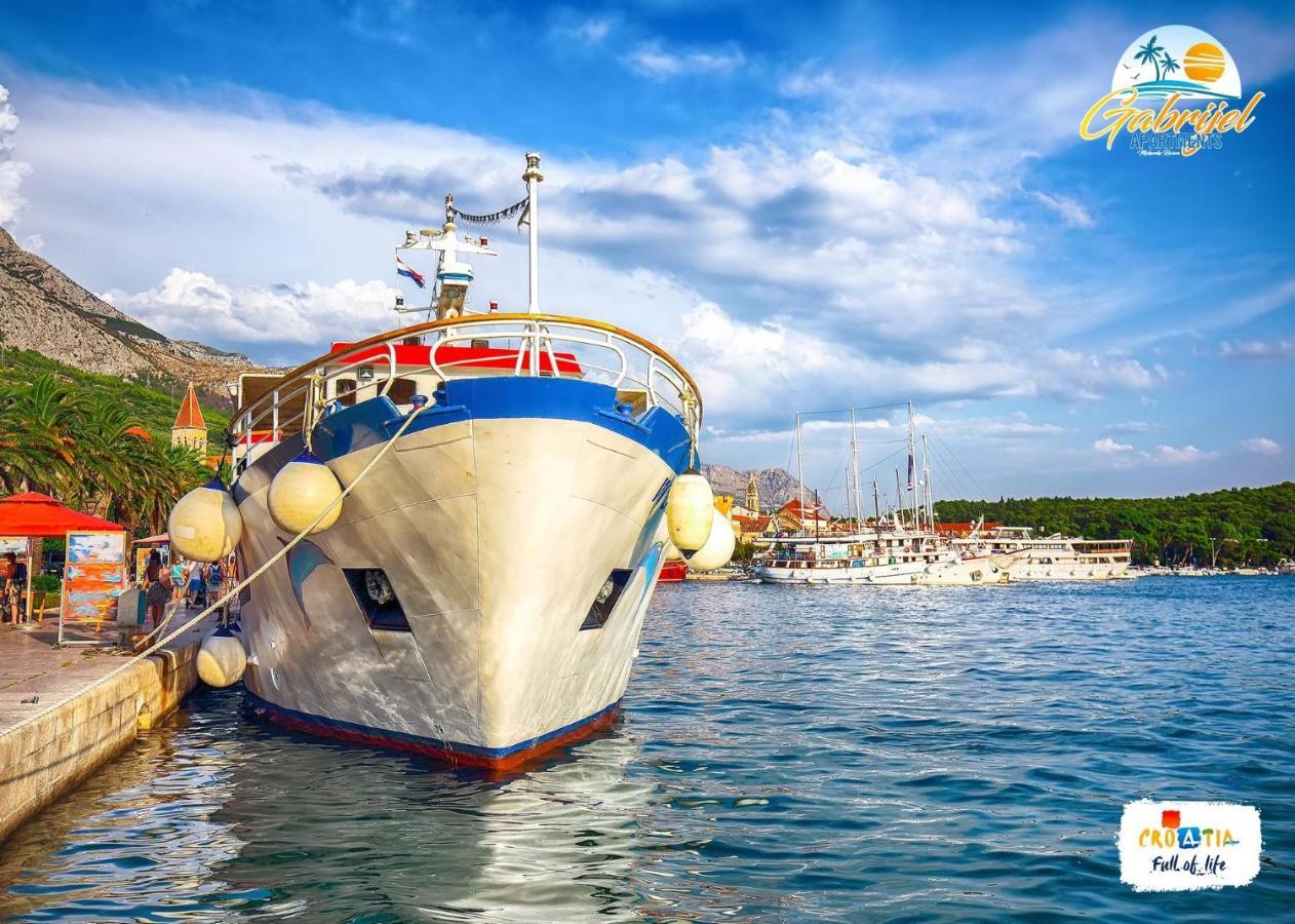 Gabrijel Apartments Makarska 1 Esterno foto